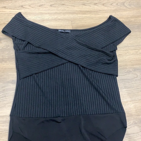Zara off the shoulder body suit with snaps. - Picture 2 of 5